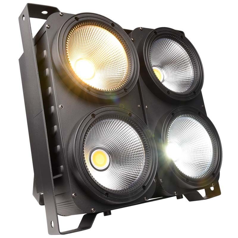 Light4Me BLINDER LED 4x100W - Oświetlacz sceniczny ze stroboskopem