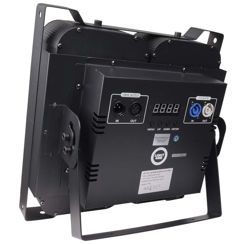 Light4Me BLINDER LED 4x100W - Oświetlacz sceniczny ze stroboskopem