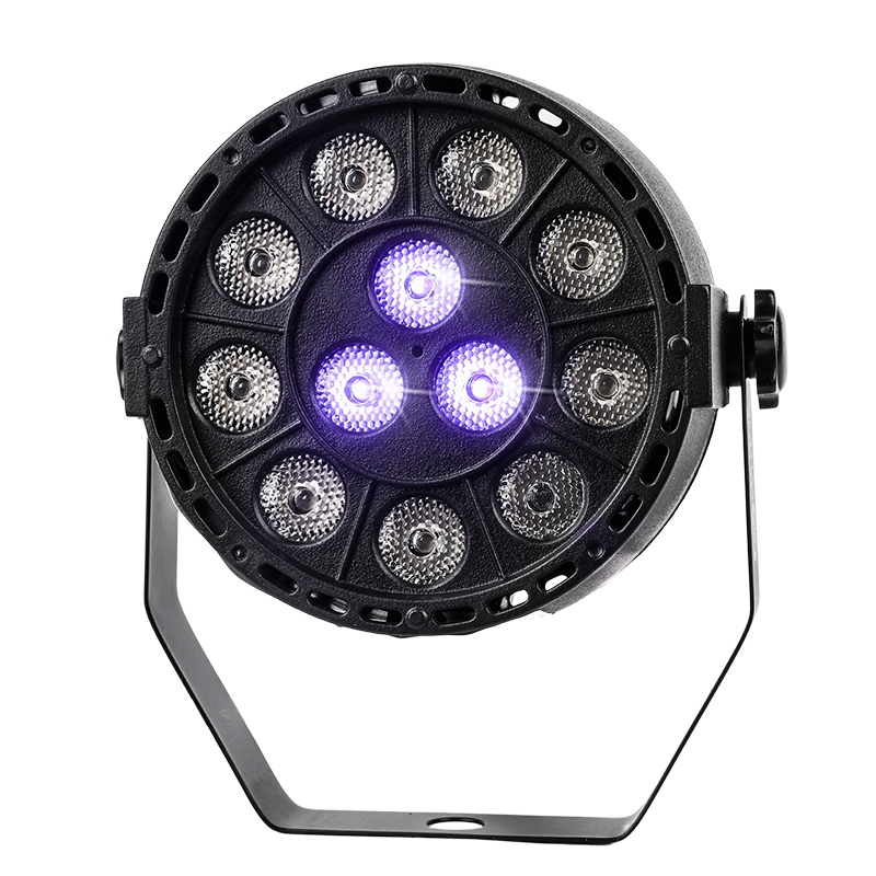 Light4Me PAR 12x1W UV LED V2 - Reflektor ultrafioletowy PAR