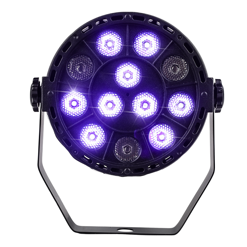 Light4Me PAR 12x1W UV LED V2 - Reflektor ultrafioletowy PAR