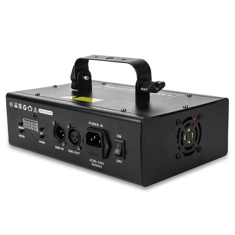 Light4Me LASER RGB GEOMETRIC 2x350mW - Rzutnik laserowy z wbudowanymi efektami