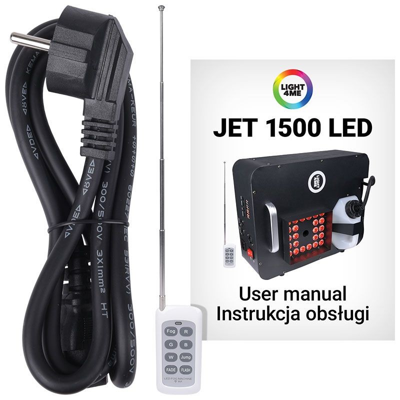 Light4Me JET 1500 LED - Wytwornica dymu