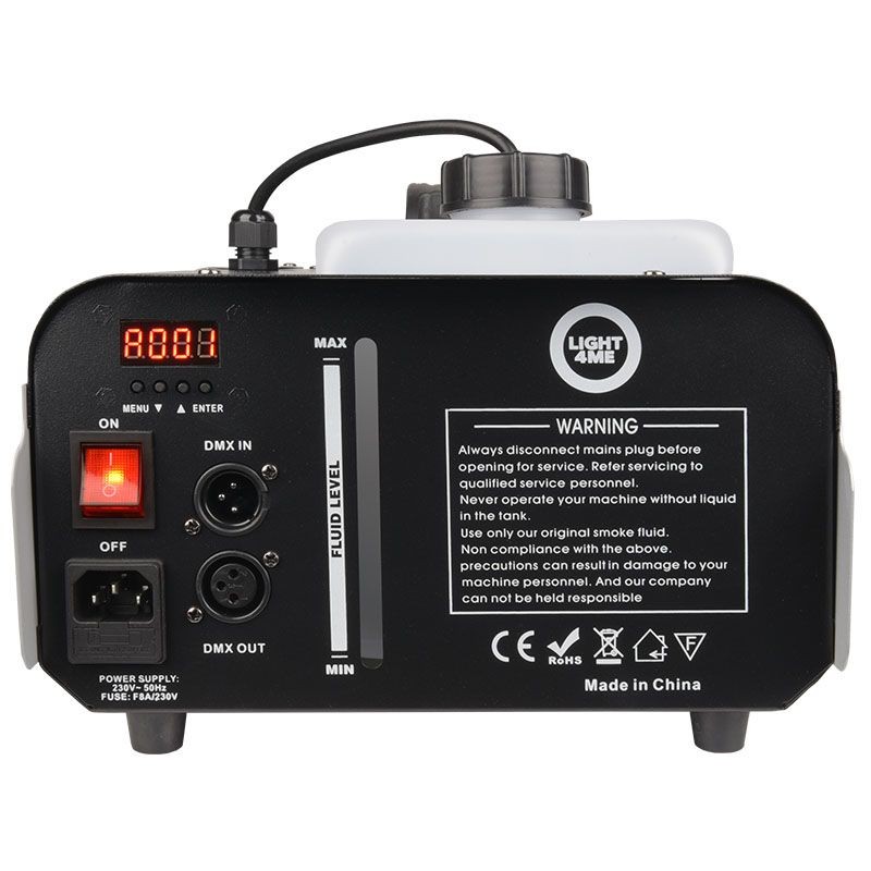 Light4Me FOG 1500 LED - Wytwornica dymu, mgły