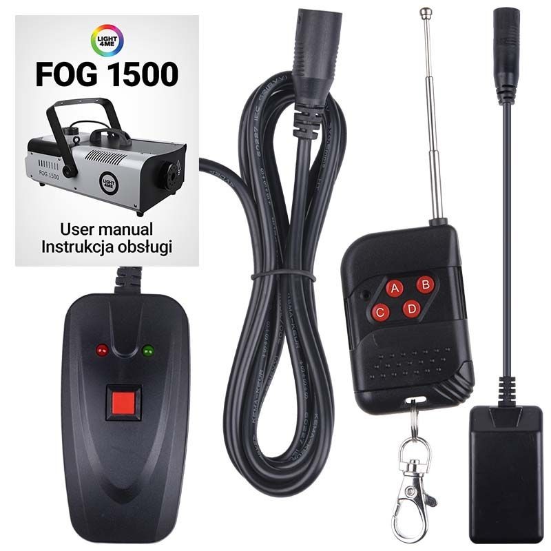 Light4Me FOG 1500 - Wytwornica dymu, mgły