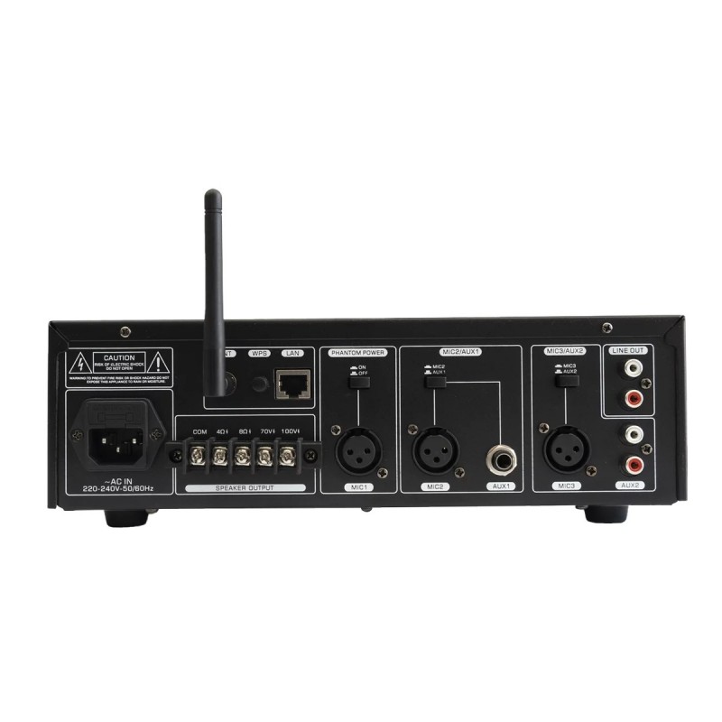 Laudio MultiTask 60W WiFi - Wzmacniacz 100V z funkcjami sieciowymi