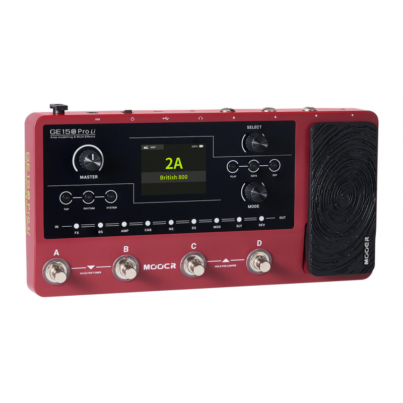 Mooer GE150 PRO Li Amp Modeling & Multi Effects - Multiefekt gitarowy - 4