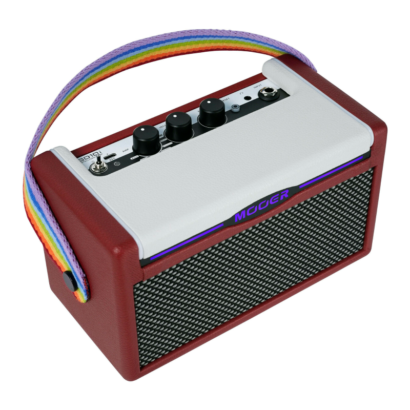 Mooer SD10i Multi-Effects & Modeling Guitar Combo, 2x 2" 10 Watt, Red - combo gitarowe - 5