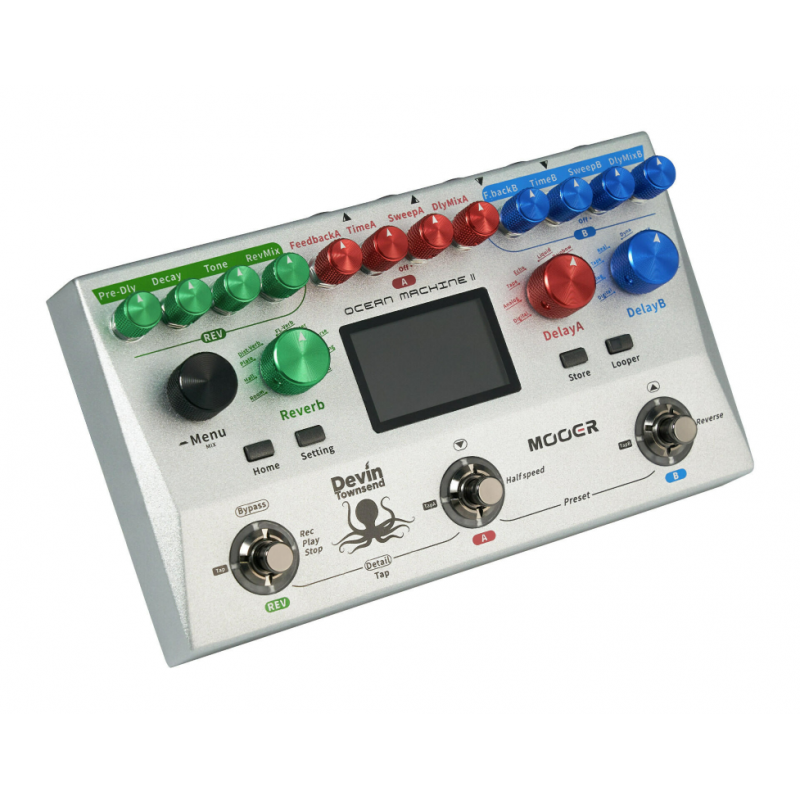Mooer Ocean Machine II Devin Townsend Signature Dual Delay & Reverb - Multiefekt gitarowy - 4