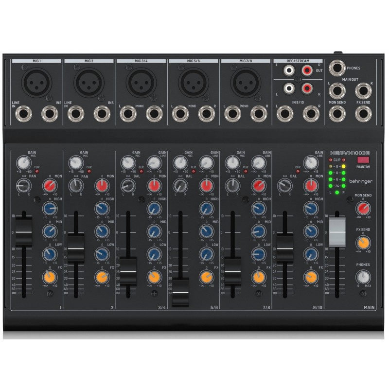 Behringer XENYX 1003B Mikser analogowy audio - 1 - Miksery analogowe - Behringer Xenyx 1002B mikser audio estradowo studyjny pos