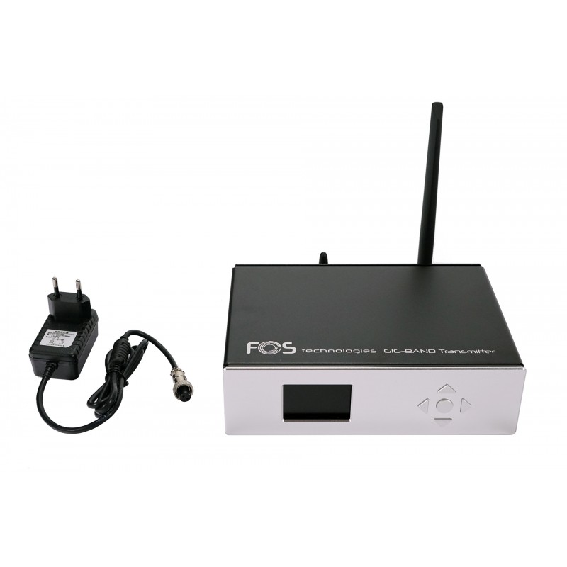 FOS GIGBAND Transmitter - Nadajnik - 2 - Sterowniki DMX i zasilanie - Jeden pilot zdalnego sterowania do opaski LED może kontrol