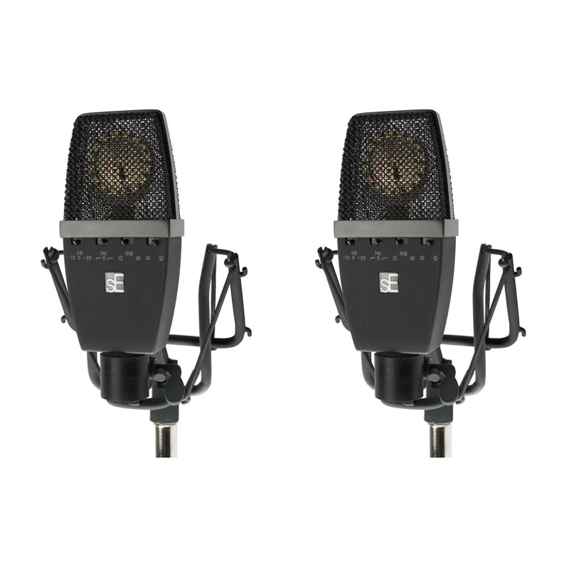 sE Electronics sE 4400 - Dwa parowane mikrofony pojemnościowe - 2 - Mikrofony studyjne - Dwa parowane mikrofony sE4400, w zestaw