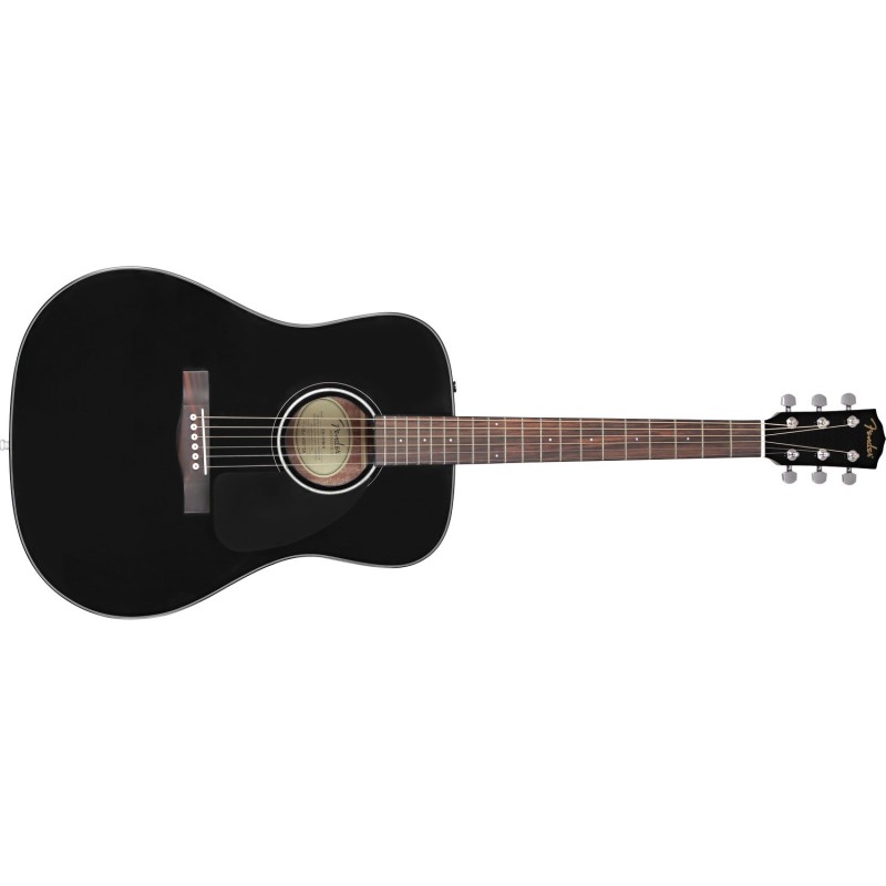 Fender CD-60 Dreadnought V3 WF Black - Gitara akustyczna z futerałem