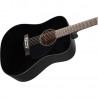 Fender CD-60 Dreadnought V3 WF Black - Gitara akustyczna z futerałem