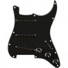 Fender Pre-Wired Strat Pickguard Pure Vintage '65 Black 11 - Pickguard