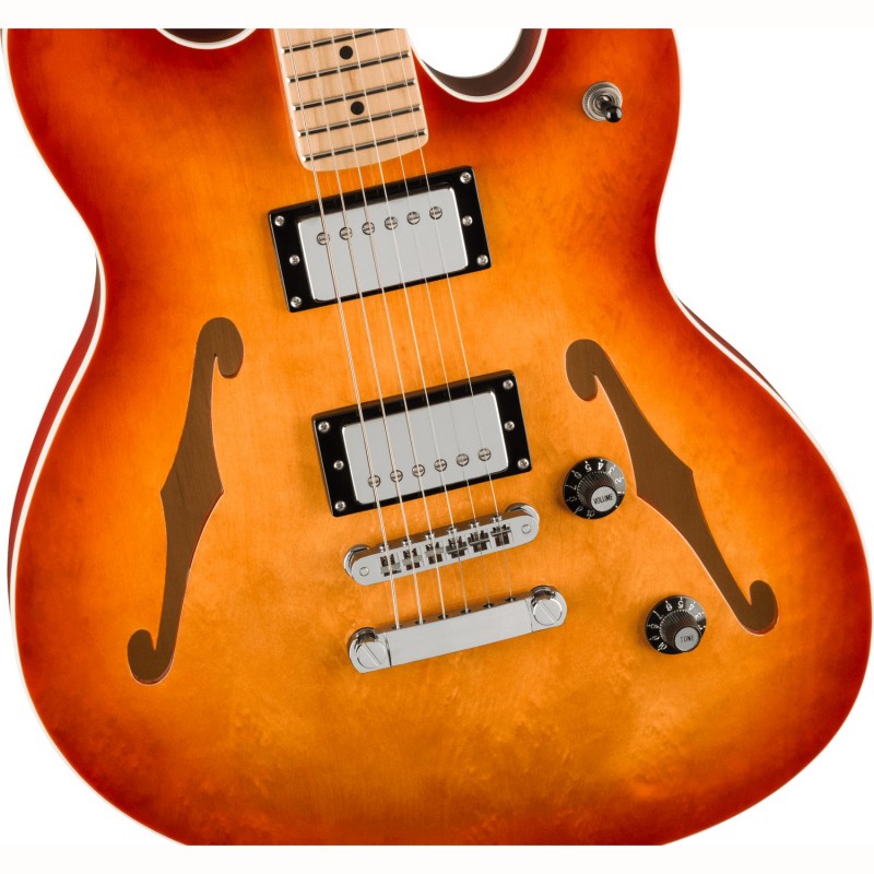 Squier Affinity Starcaster Deluxe MF Sienna Sunburst - Gitara elektryczna