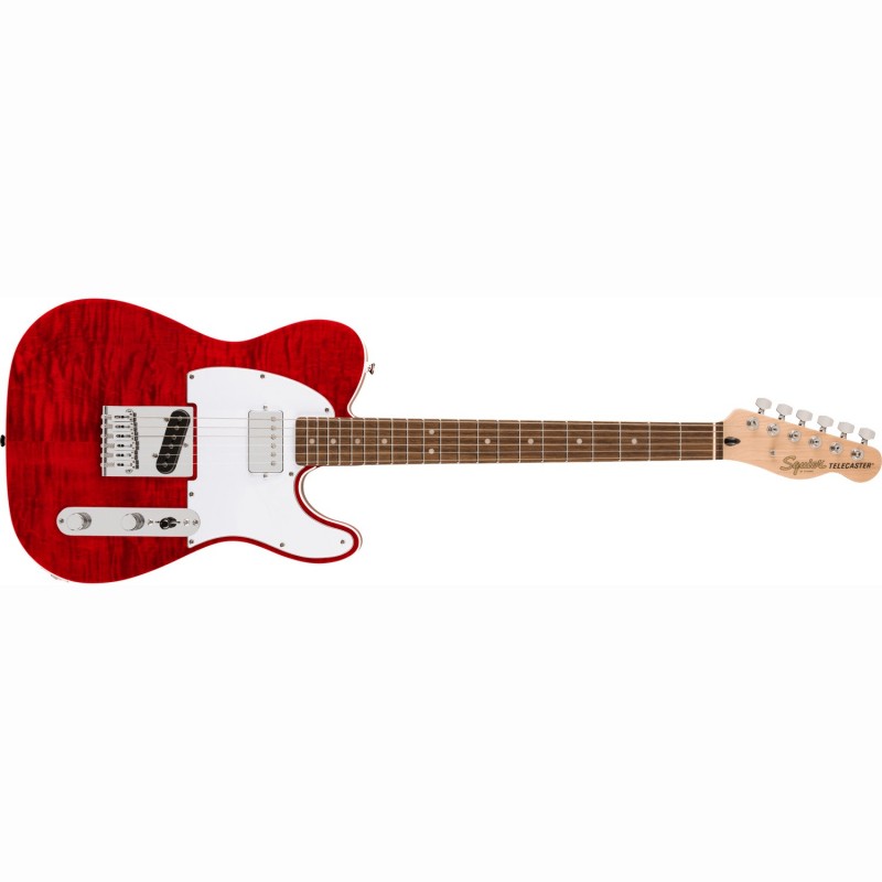 Squier Affinity Telecaster FMT SH LF Crimson Red Transparent - Gitara elektryczna