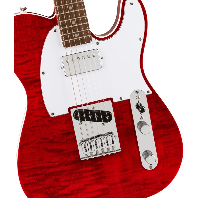 Squier Affinity Telecaster FMT SH LF Crimson Red Transparent - Gitara elektryczna