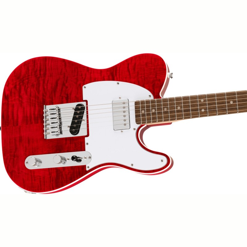 Squier Affinity Telecaster FMT SH LF Crimson Red Transparent - Gitara elektryczna
