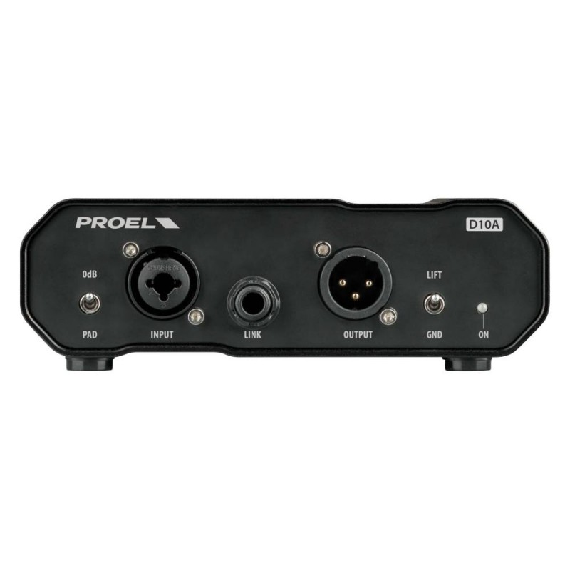 Proel D10A - dibox aktywny - 5 - Diboxy - D10A to aktywna skrzynka dibox z transformatorem przeznaczona do dopasowywania impedan