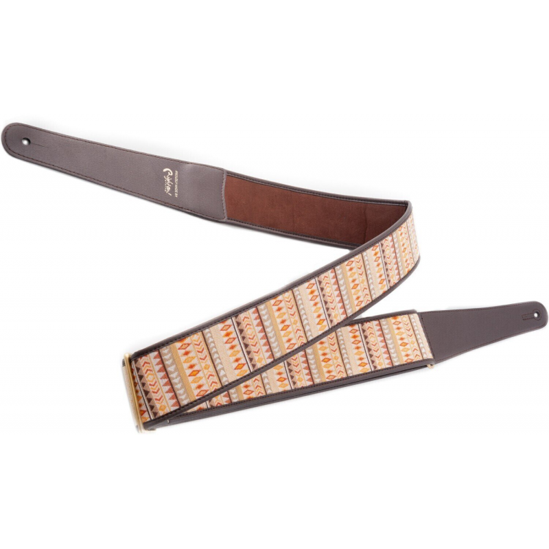 Yamaha ARTISAN Brown pasek do gitary - 2 - Pasy, paski - Pasek gitarowy odpowiedni zarówno do gitary akustycznej, jak i elektryc