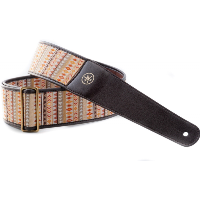 Yamaha ARTISAN Brown pasek do gitary - 3 - Pasy, paski - Pasek gitarowy odpowiedni zarówno do gitary akustycznej, jak i elektryc