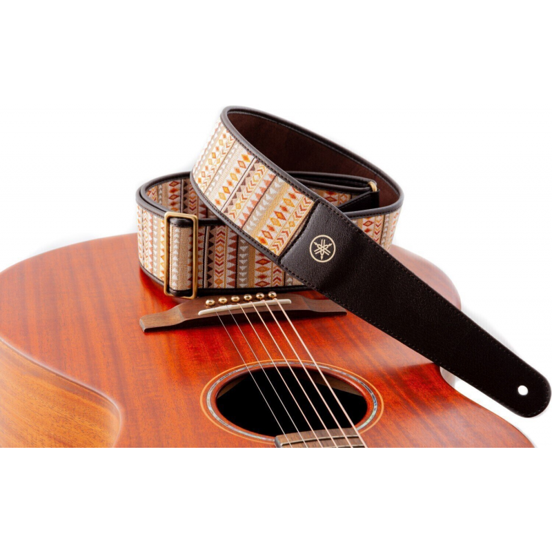 Yamaha ARTISAN Brown pasek do gitary - 4 - Pasy, paski - Pasek gitarowy odpowiedni zarówno do gitary akustycznej, jak i elektryc