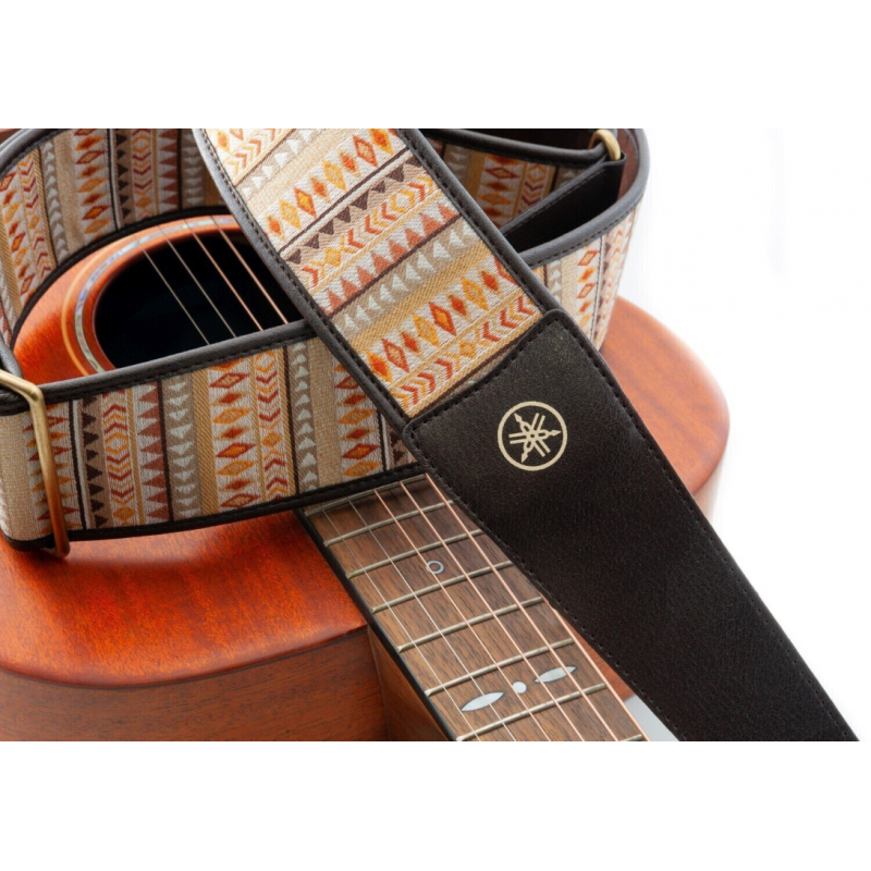 Yamaha ARTISAN Brown pasek do gitary - 5 - Pasy, paski - Pasek gitarowy odpowiedni zarówno do gitary akustycznej, jak i elektryc