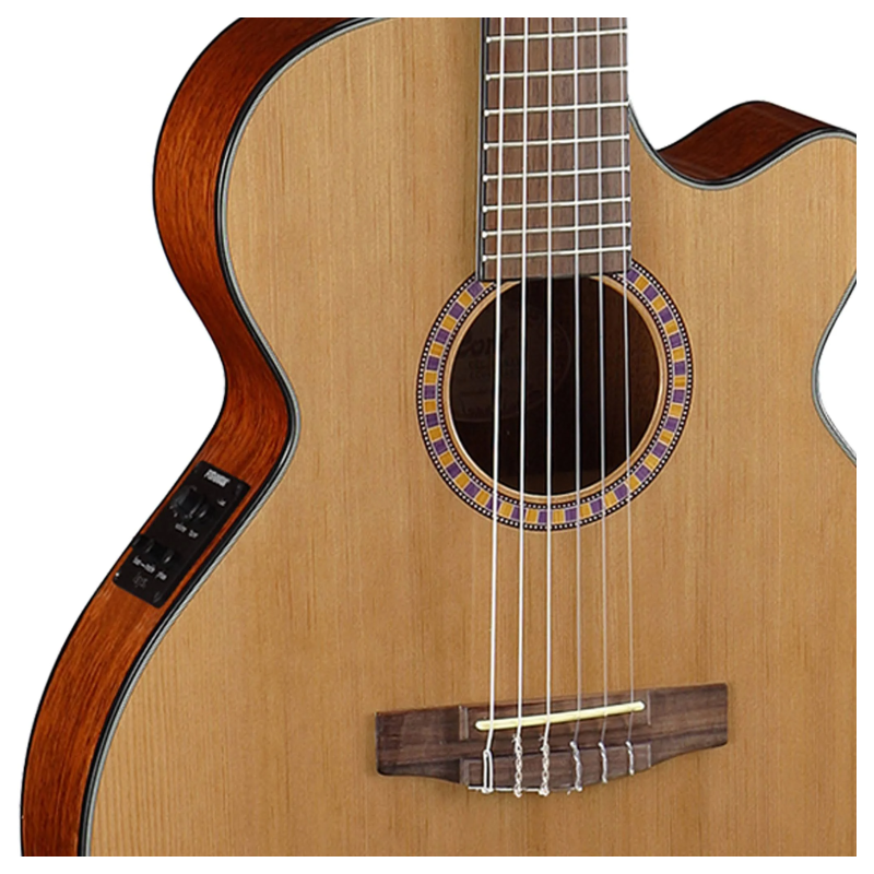 Cort CEC5 NAT - Gitara elektroklasyczna - 6 - Gitary e-klasyczne - Gitara elektroklasyczna Cort CEC5 NAT  wyposażona w doskonałą