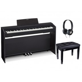 Pianino cyfrowe Casio PX-870 BK + ława + słuchawki w zestawie