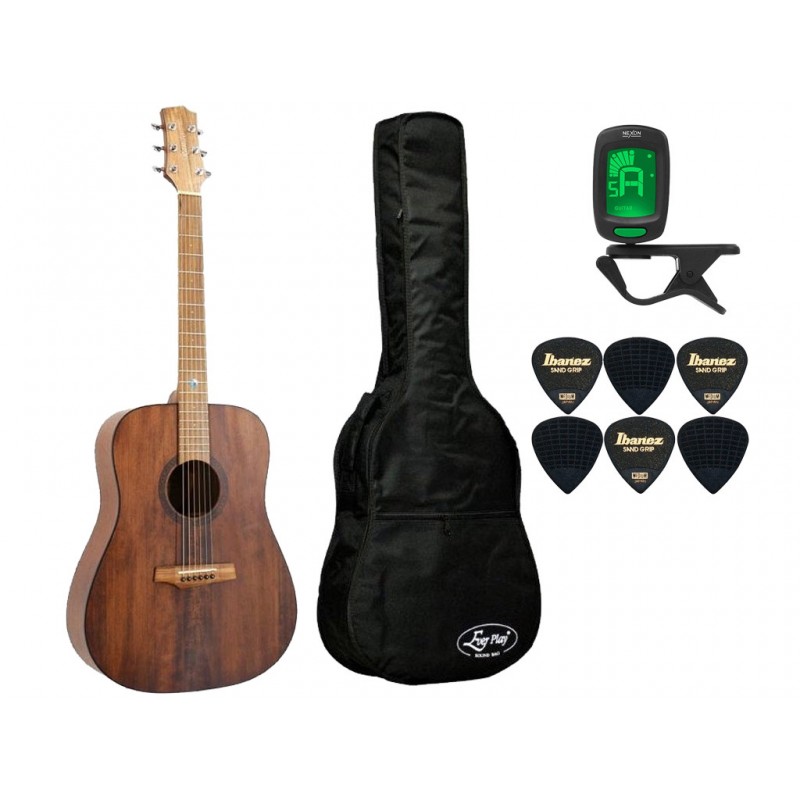 Gitara akustyczna Randon RGI-10VT + pokrowiec + tuner + kostki w zestawie