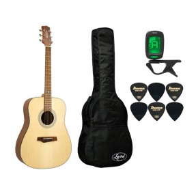 Gitara akustyczna Randon RGI-01 + pokrowiec + tuner + kostki w zestawie