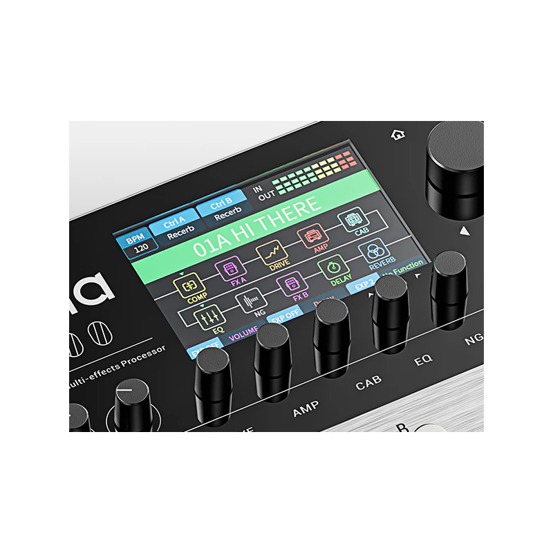 Donner Arena 2000 Multiefekt gitarowy - 5 - Multiefekty gitarowe - Profesjonalny gitarowy procesor, multiefekt gitarowy, który c