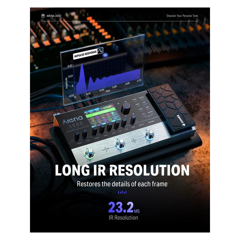 Donner Arena 2000 Multiefekt gitarowy - 11 - Multiefekty gitarowe - Profesjonalny gitarowy procesor, multiefekt gitarowy, który 