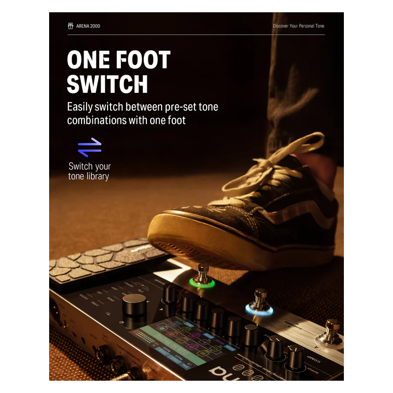 Donner Arena 2000 Multiefekt gitarowy - 12 - Multiefekty gitarowe - Profesjonalny gitarowy procesor, multiefekt gitarowy, który 