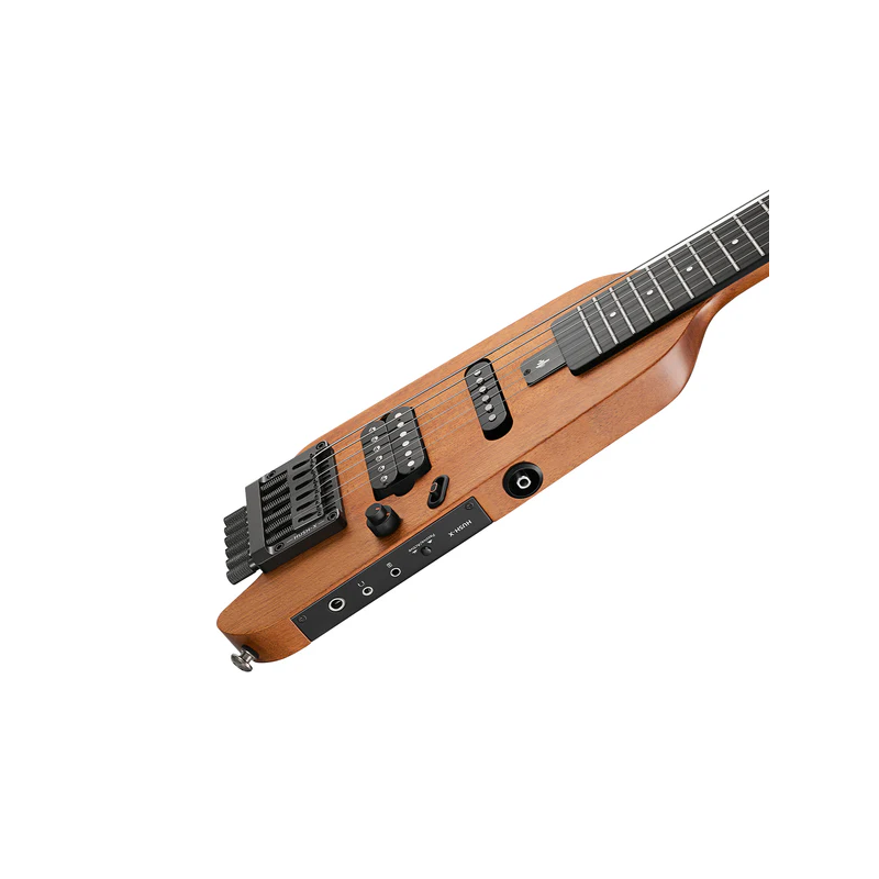 Donner HUSH-X Natural Gitara elektryczna - 4 - Gitary elektryczne - Gitara elektryczna Donner HUSH-X to przenośna konstrukcja be