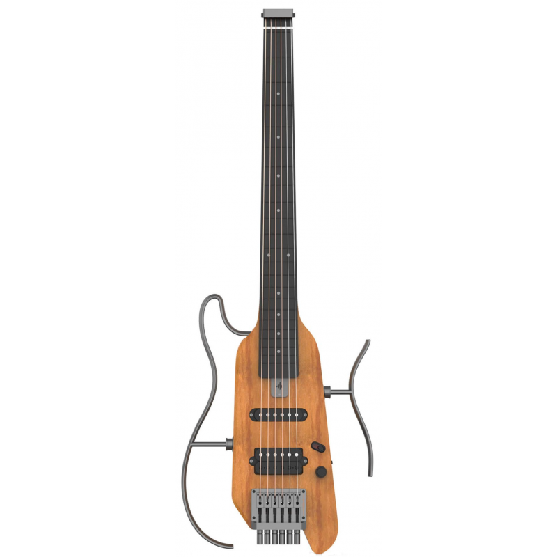 Donner HUSH-X Natural Gitara elektryczna - 1 - Gitary elektryczne - Gitara elektryczna Donner HUSH-X to przenośna konstrukcja be