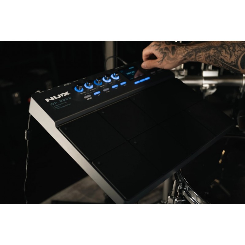 NUX DP-2000 - Pad Perkusyjny - 10 - Pady perkusyjne - NUX DP-2000 to innowacyjny Pad Perkusyjny elektroniczny. Łączy w sobie bog