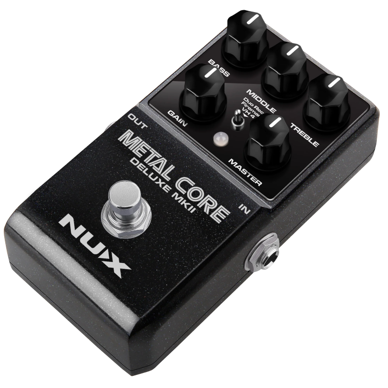 NUX Metal Core Deluxe MKII - efekt gitarowy, przester - 3 - Efekty Overdrive - NUX METAL CORE DELUXE MKII jest preampem w formie