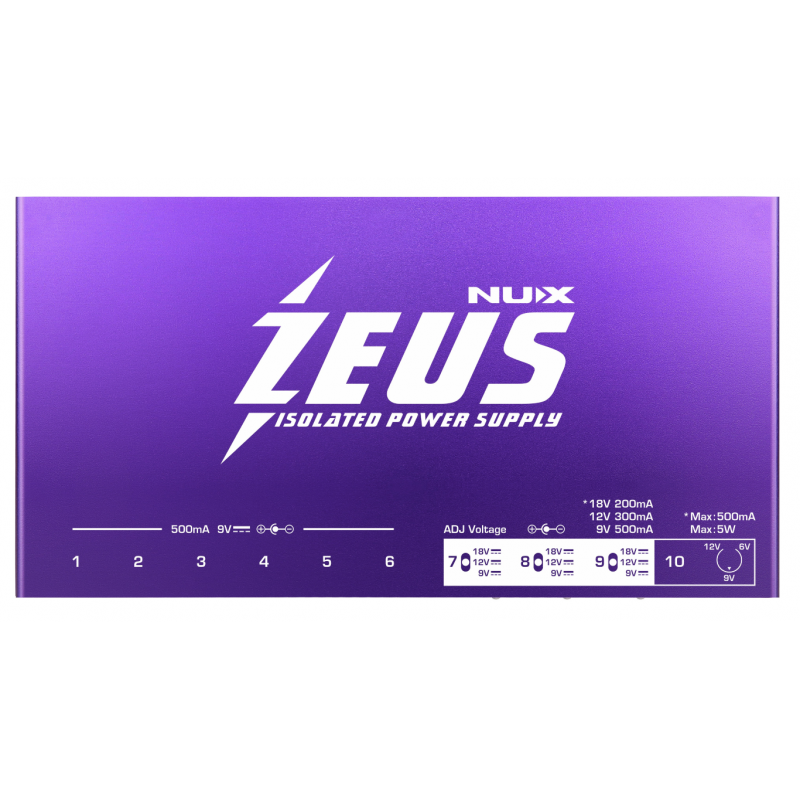 NUX ZEUS - zasilacz do efektów gitarowych - 3 - Akcesoria gitarowe - 