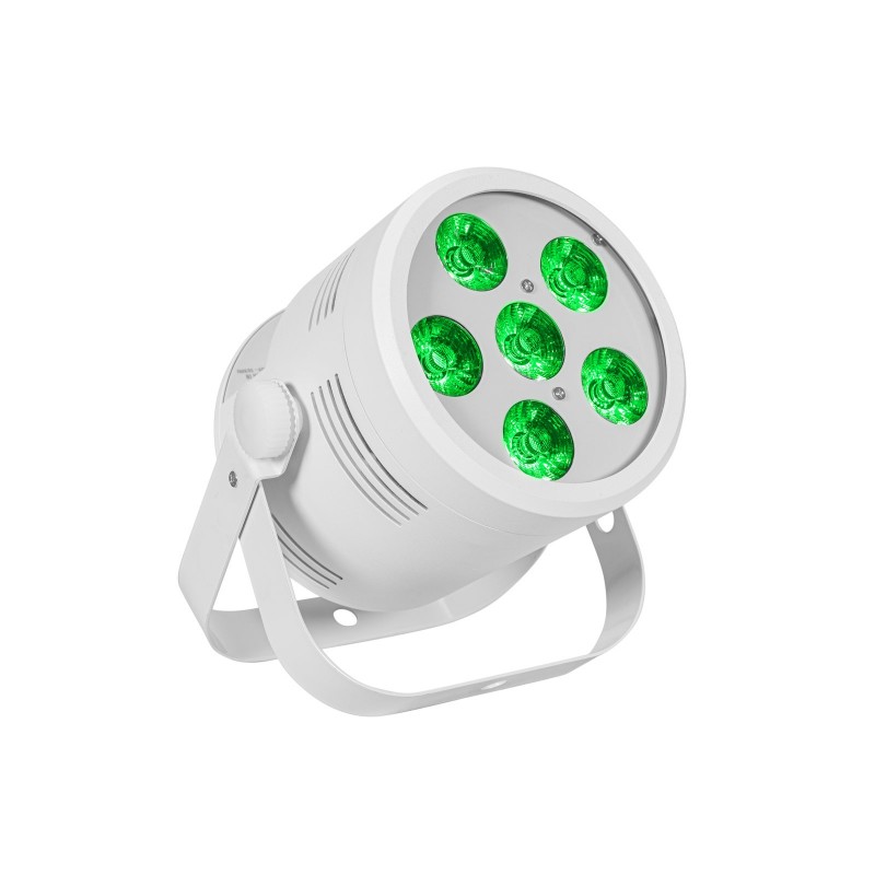 Eurolite 4x LED Silent PAR 6 QCL Floor WH - Zestaw oświetleniowy