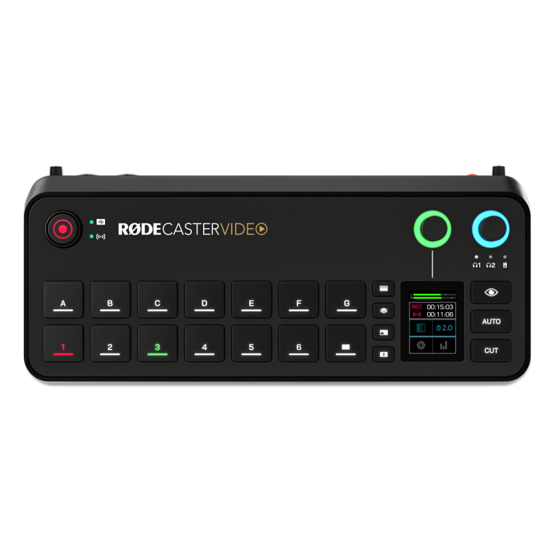 Rode Rodecaster Video - mikser audio i video - 1 - Miksery i Powermiksery - Rewolucyjny mikser audio i video, 4 wejścia HDMI, 2 