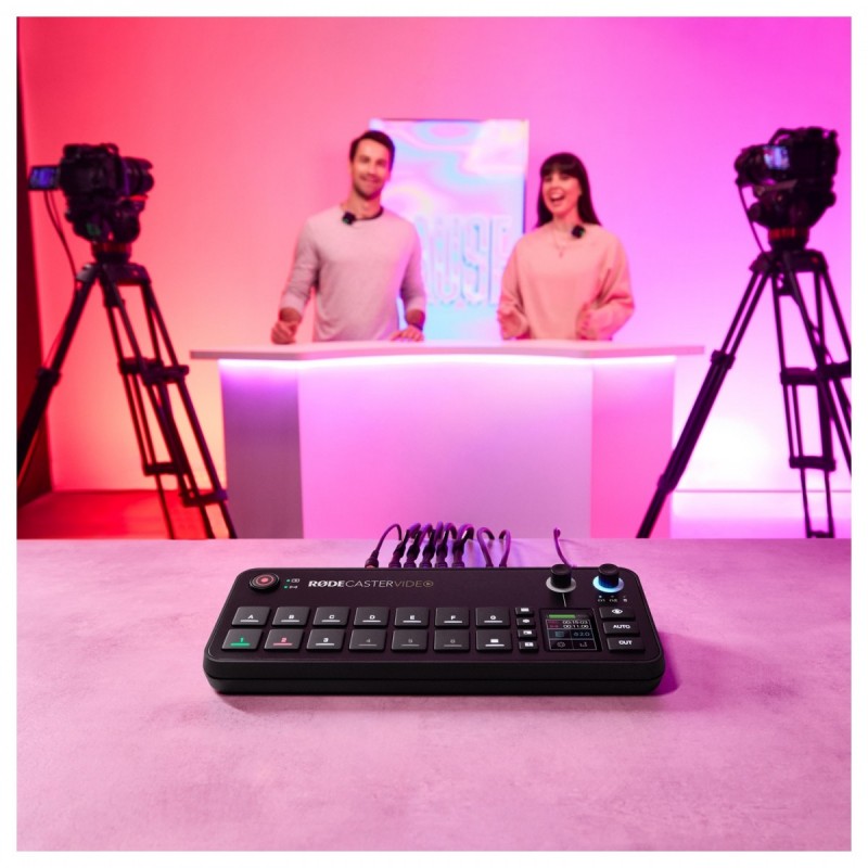 Rode Rodecaster Video - mikser audio i video - 6 - Miksery i Powermiksery - Rewolucyjny mikser audio i video, 4 wejścia HDMI, 2 