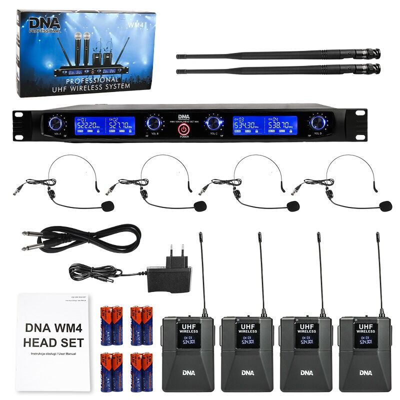 DNA WM4 HEAD SET - Bezprzewodowy system mikrofonowy