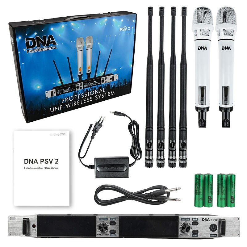 DNA PSV 2 - Bezprzewodowy system mikrofonowy z mikrofonami doręcznymi