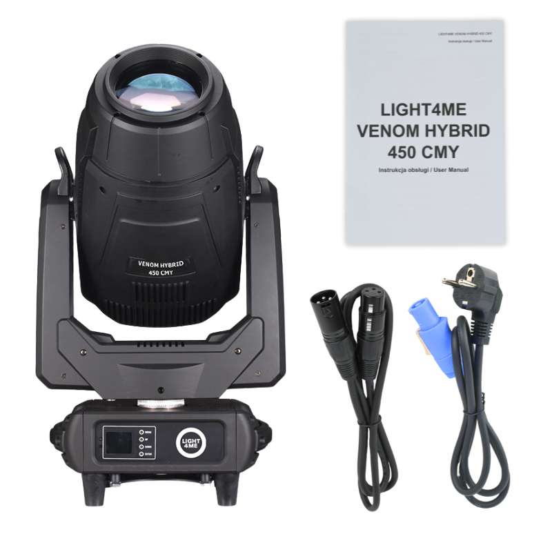 Light4Me VENOM HYBRID 450 CMY - Głowa ruchoma LED Spot/Beam