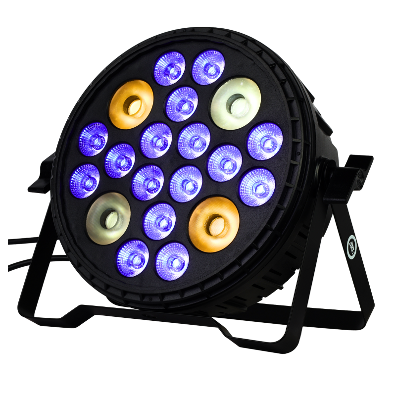 Light4Me MULTIPAR 416 RGB-UV+WW/CW - Reflektor sceniczny oświetlenie LED