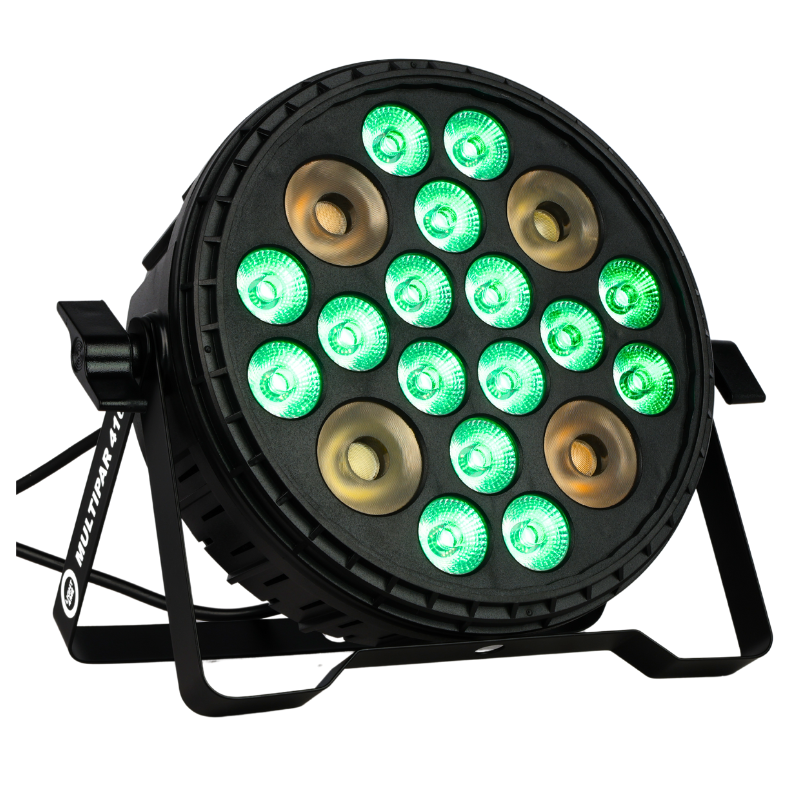 Light4Me MULTIPAR 416 RGB-UV+WW/CW - Reflektor sceniczny oświetlenie LED