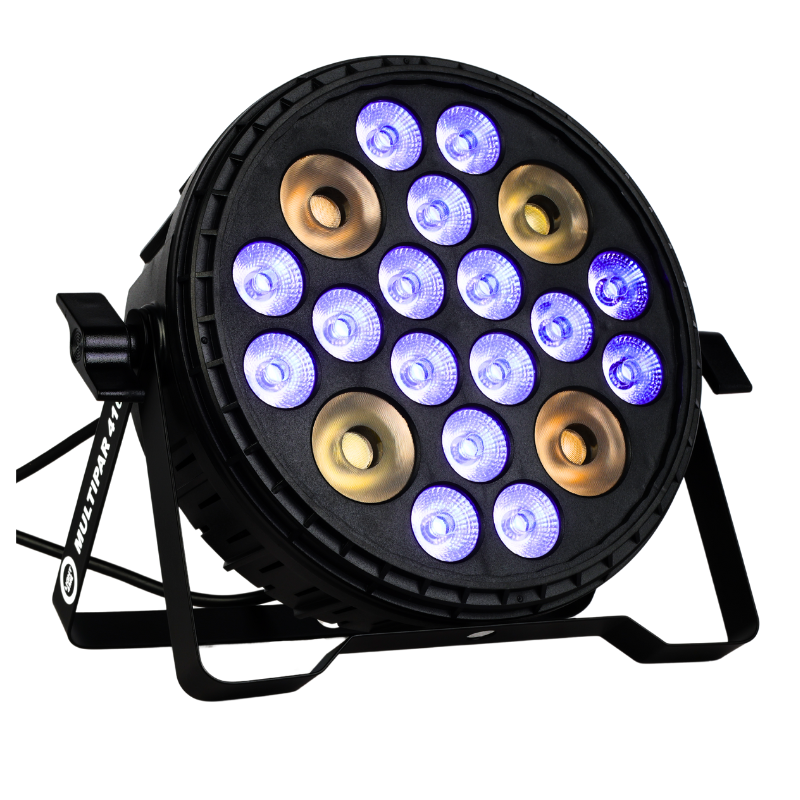 Light4Me MULTIPAR 416 RGB-UV+WW/CW - Reflektor sceniczny oświetlenie LED
