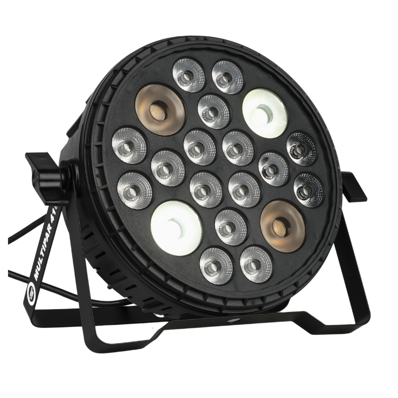Light4Me MULTIPAR 416 RGB-UV+WW/CW - Reflektor sceniczny oświetlenie LED