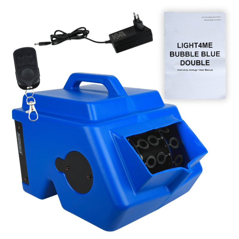 Light4Me BUBBLE BLUE DOUBLE - Wytwornica baniek mydlanych